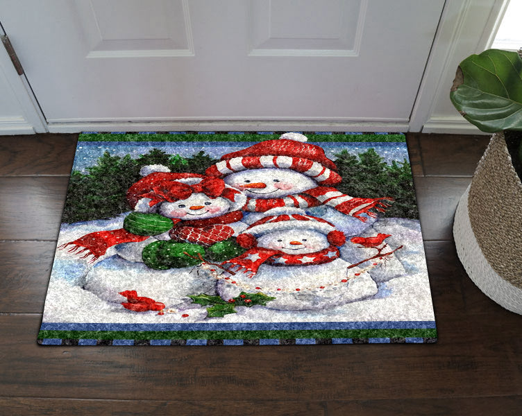 Christmas Snowman BT0611054D Non-slip Door mats
