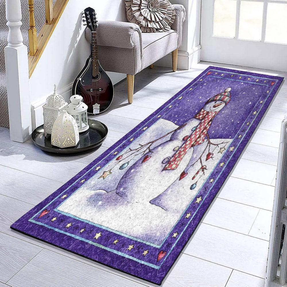 Christmas Snowman VD1010024RU Runner Rug