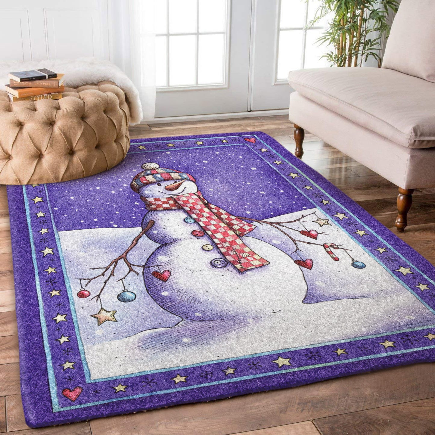 Christmas Snowman VD1010077R Rug