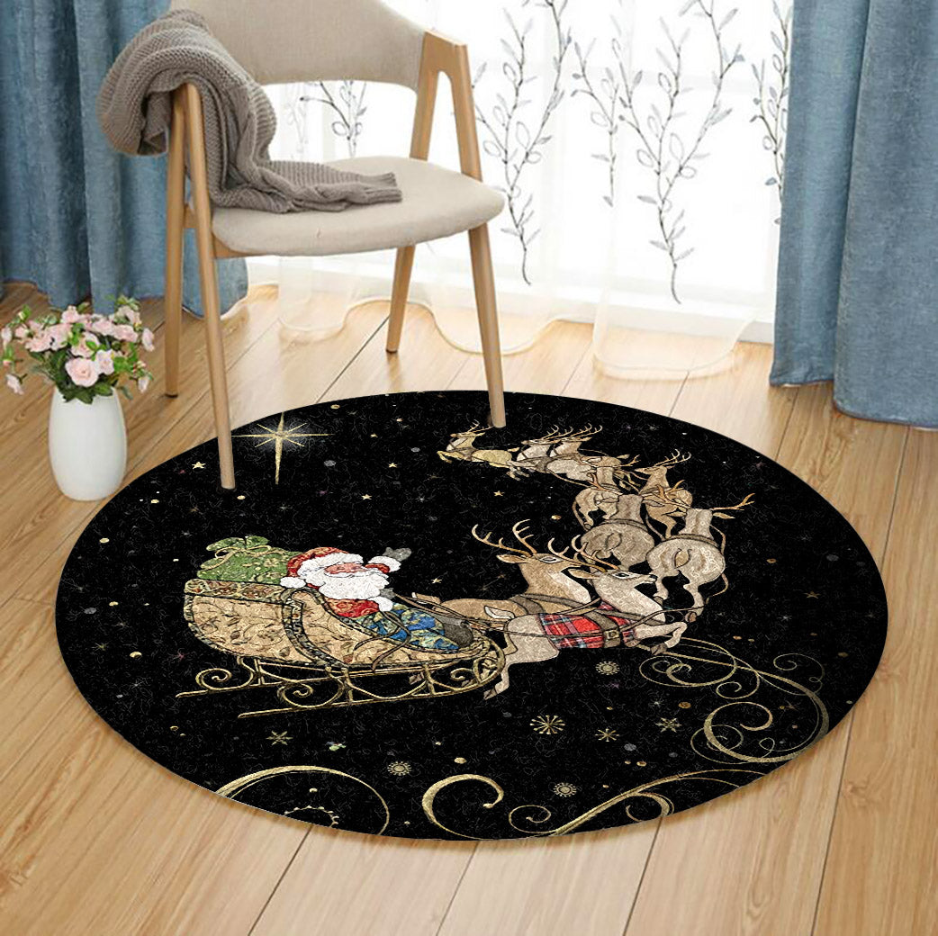 Christmas TN0210032TM Round Area Rug