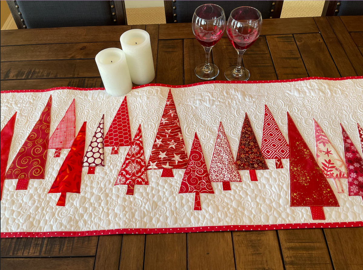 Christmas Tree CLA140324160 Quilted Table Runner