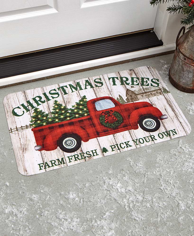 Christmas Tree CLH300908D Non-slip Door mats