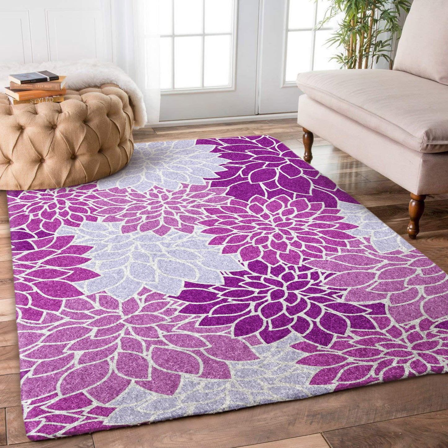 Chrysanthemum Violet HN2210065R Rug