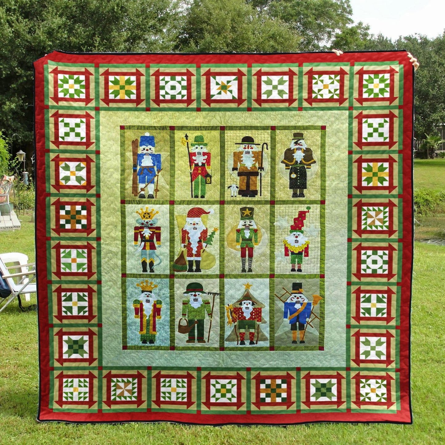 Classic Nutcrackers CLA1110192Q Quilt Blanket