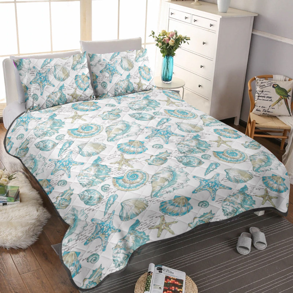 Coastal CLM2309054B Quilt Bedding Set