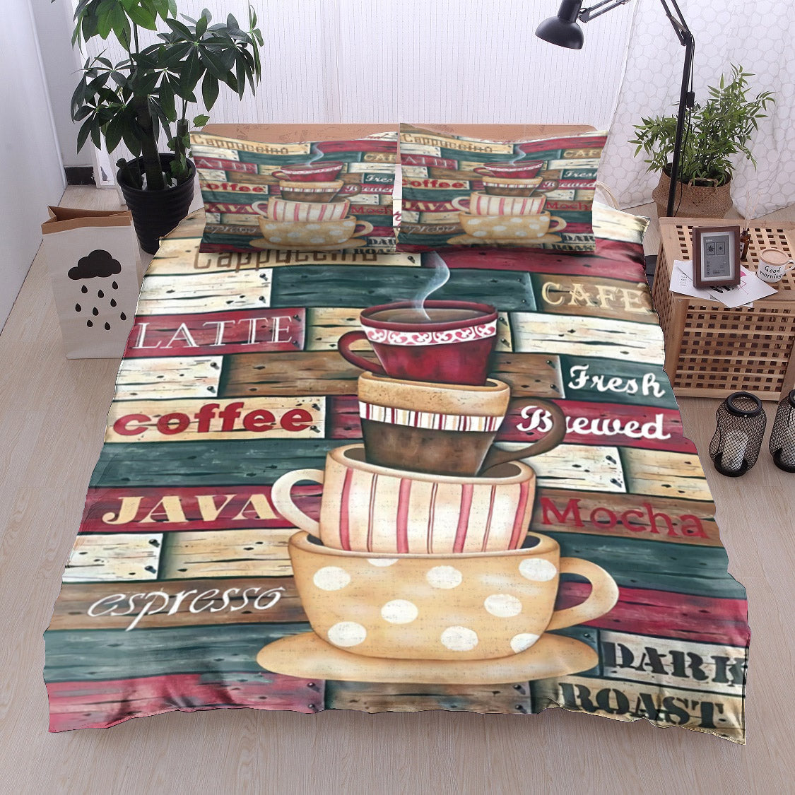 Coffee Cup BT270935B Bedding Sets
