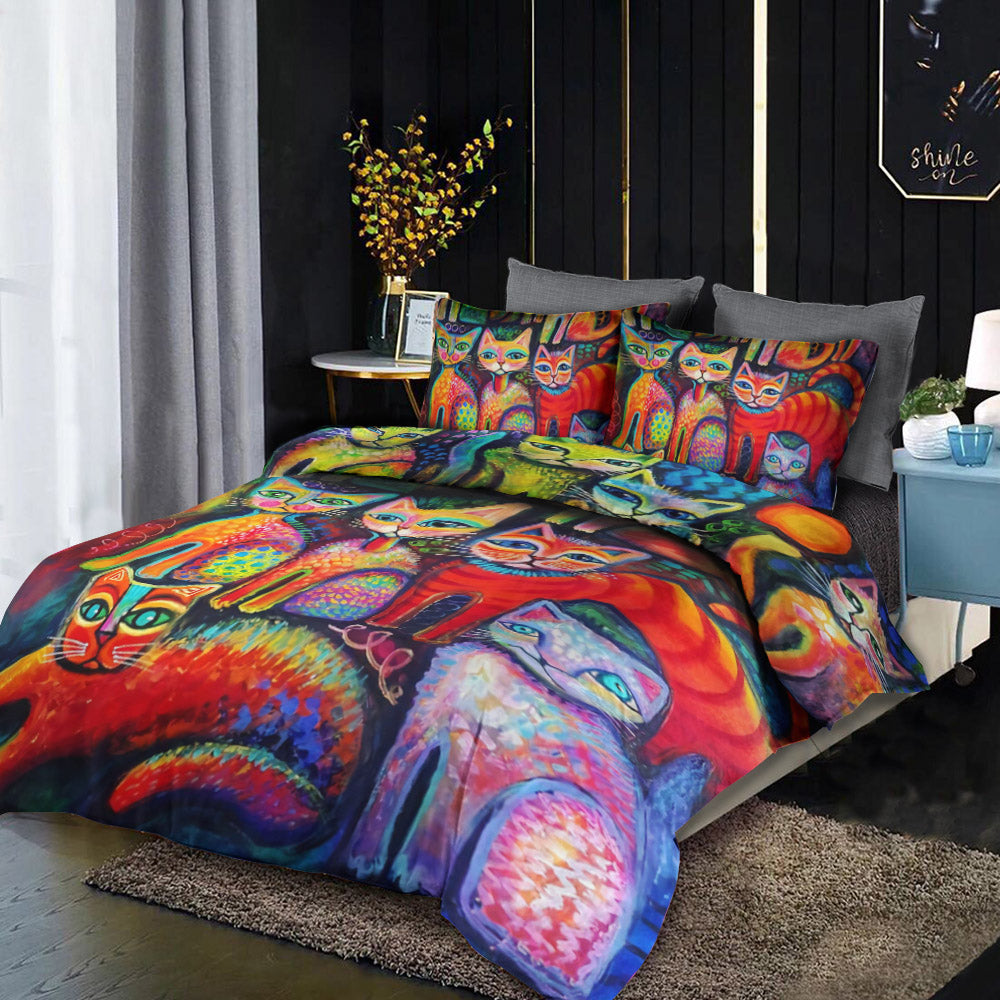 Colorful Cat BT190815BB Bedding Sets
