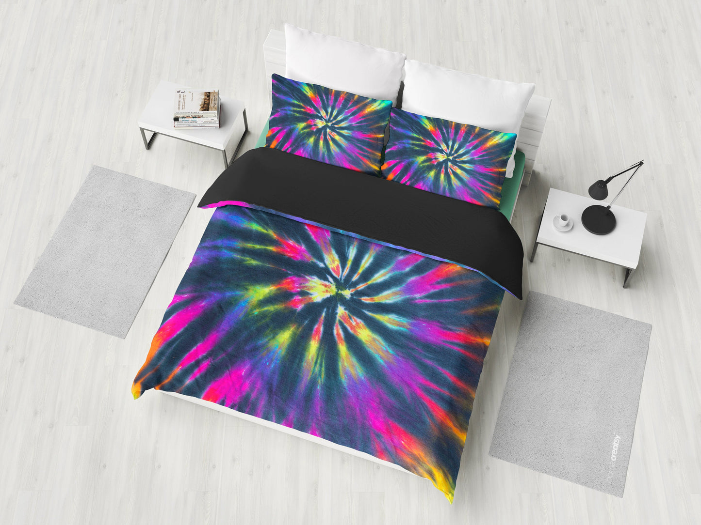 Colorful Neon Tie Dye Hippie CLH1010114B Bedding Sets