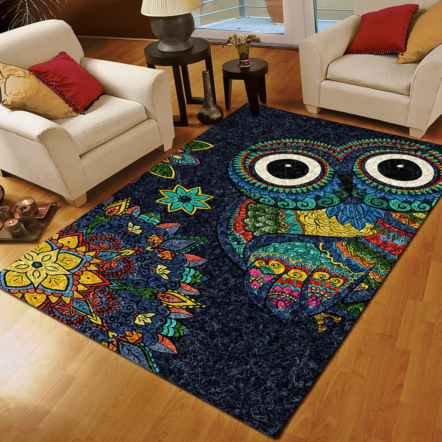 Colorful Owl HM240708 Rug