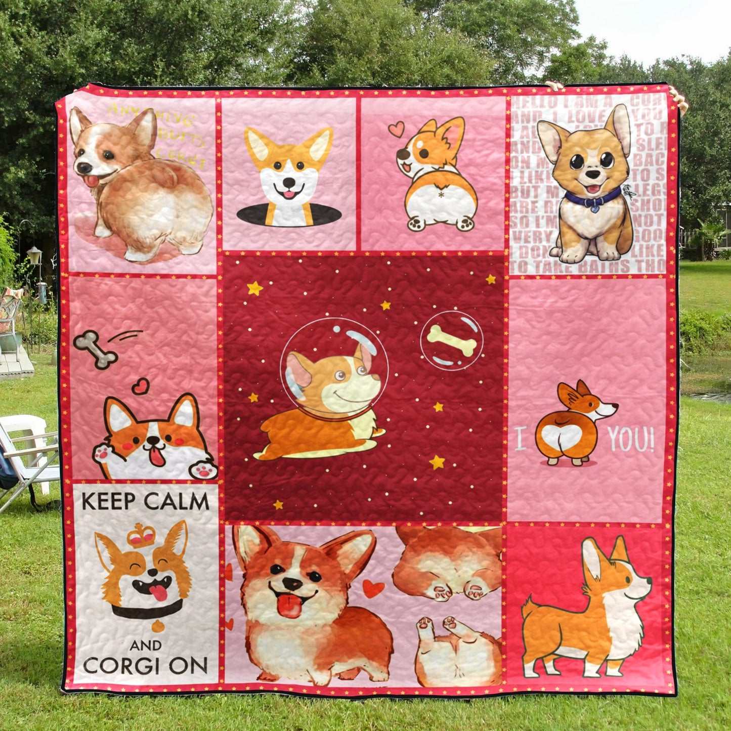 Corgi CLH0512201Q Quilt Blanket