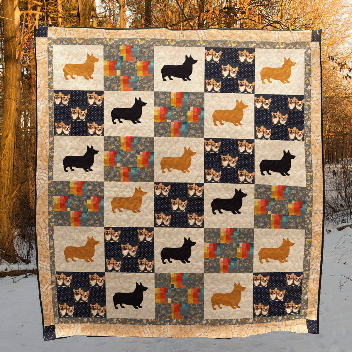 Corgi TD13110502 Quilt Blanket