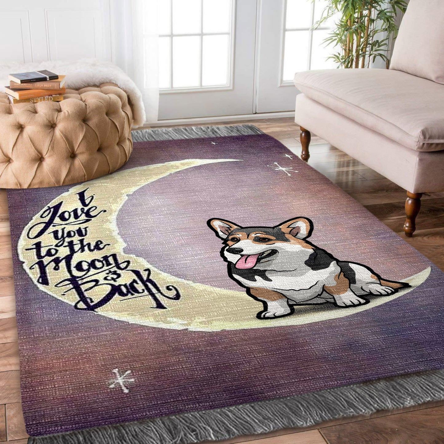 Corgi HM1609041F Decorative Floor-cloth