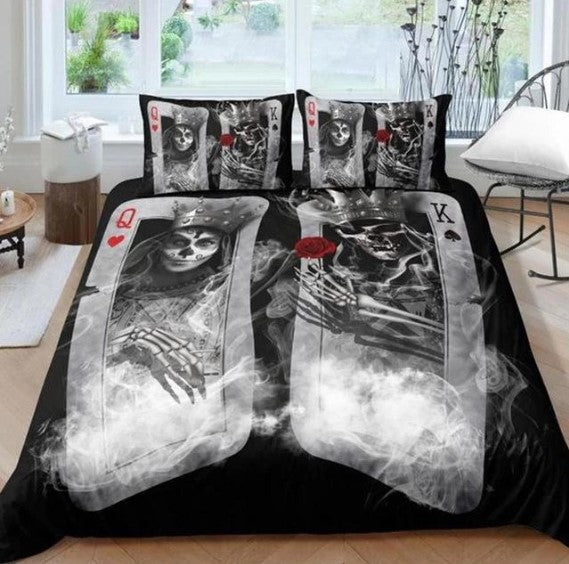 Couple Sugar Skull CLA1210156B Bedding Sets