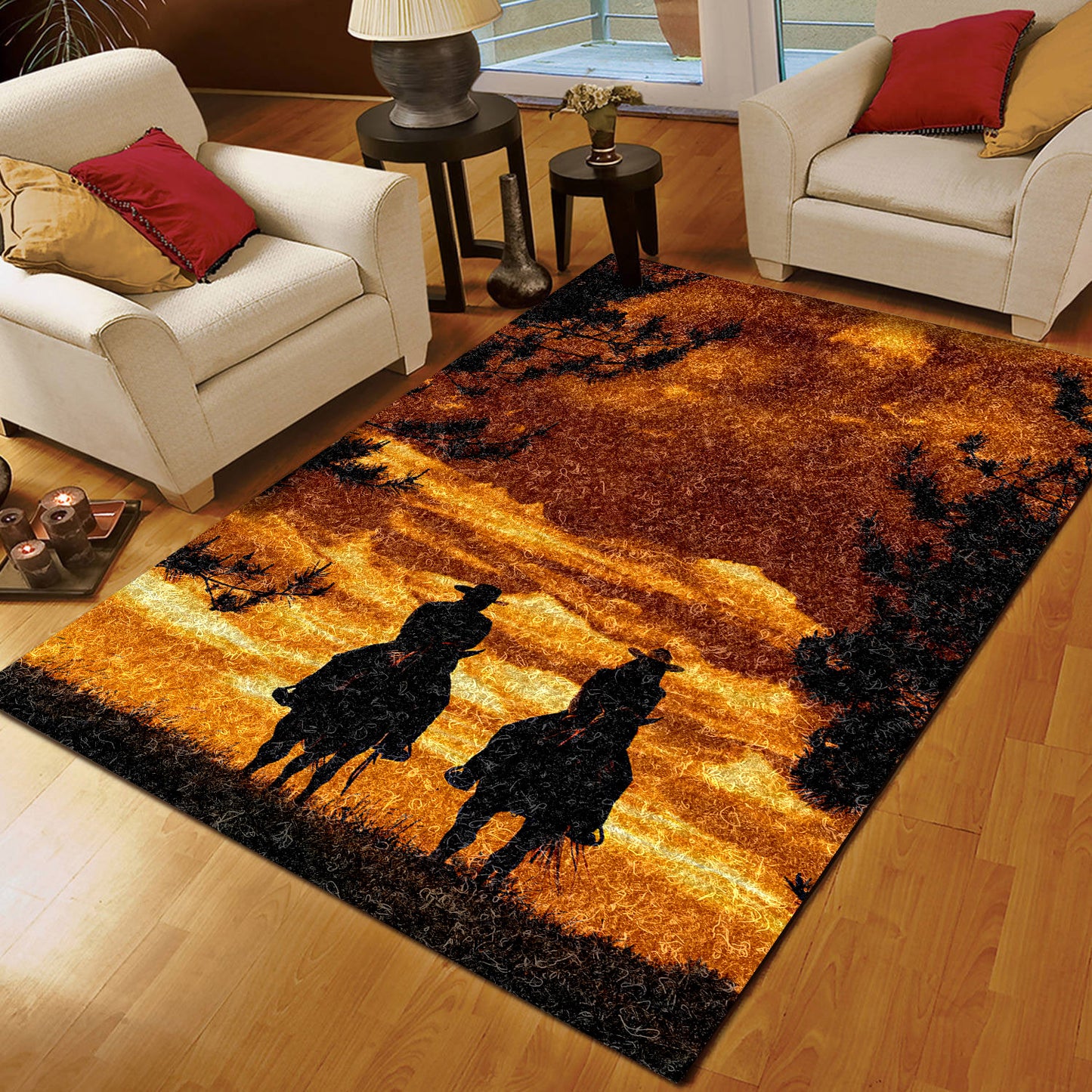 Cowboy And Cowgirl BL170822R Rug