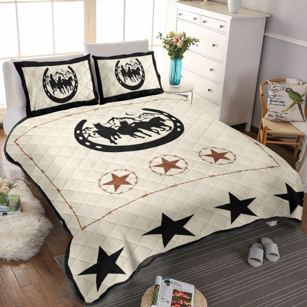 Cowboy CLA2809195B Quilt Bedding Set