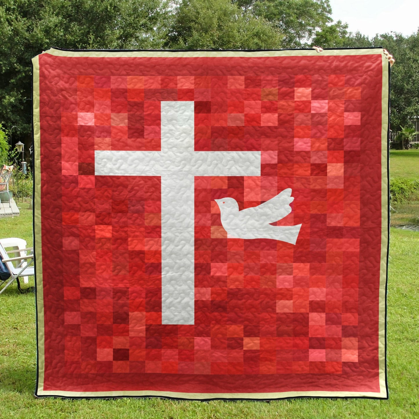 Christian Cross CLA210663 Quilt Blanket