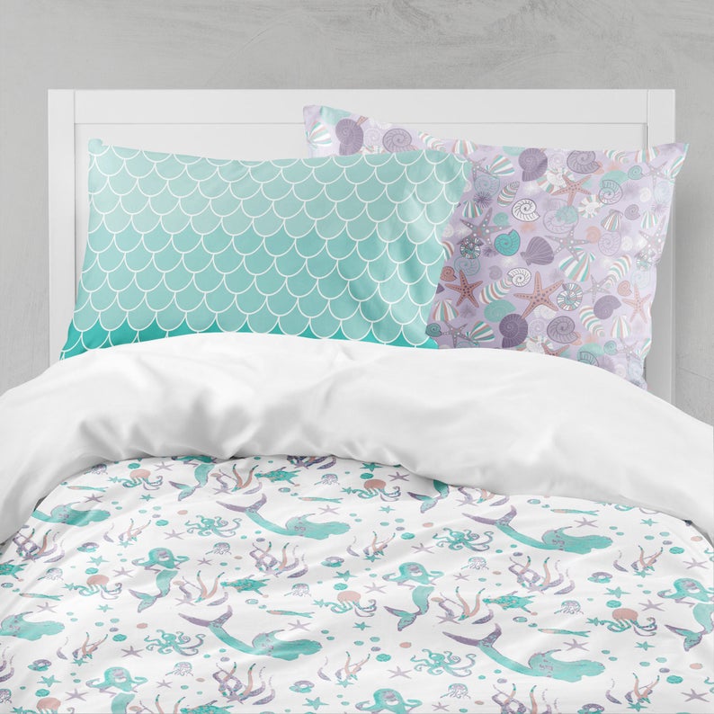 Cute Colourful Mermaid Pattern CLT0910047T Bedding Sets