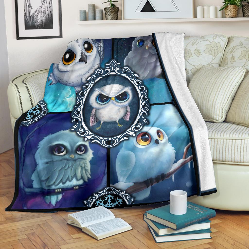 Cute Owl CLM3010186S Sherpa Fleece Blanket