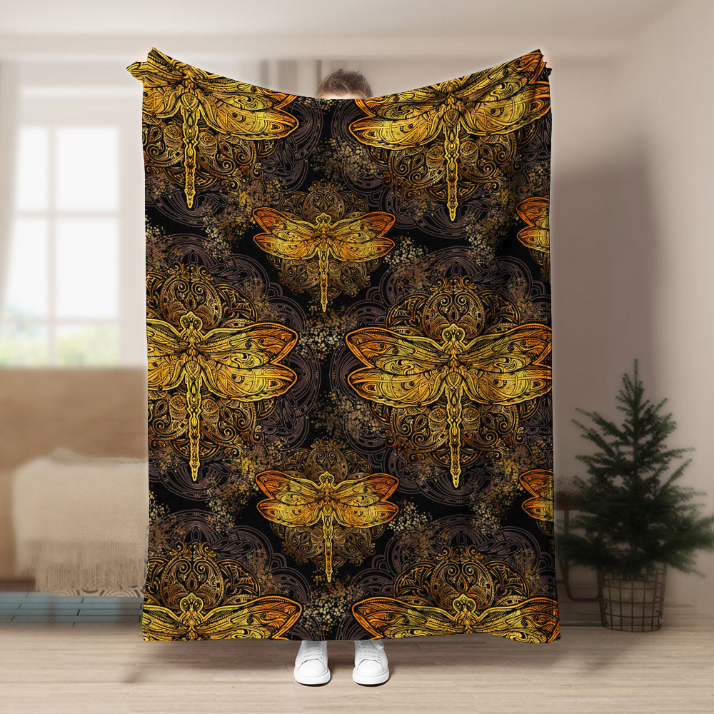 Dragonfly CLA150822f Sherpa Fleece Blanket