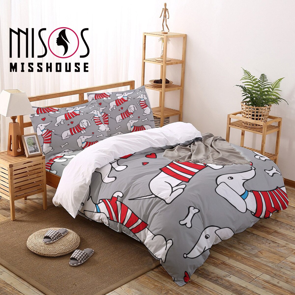 Dachshund CL250941MDB Bedding Sets