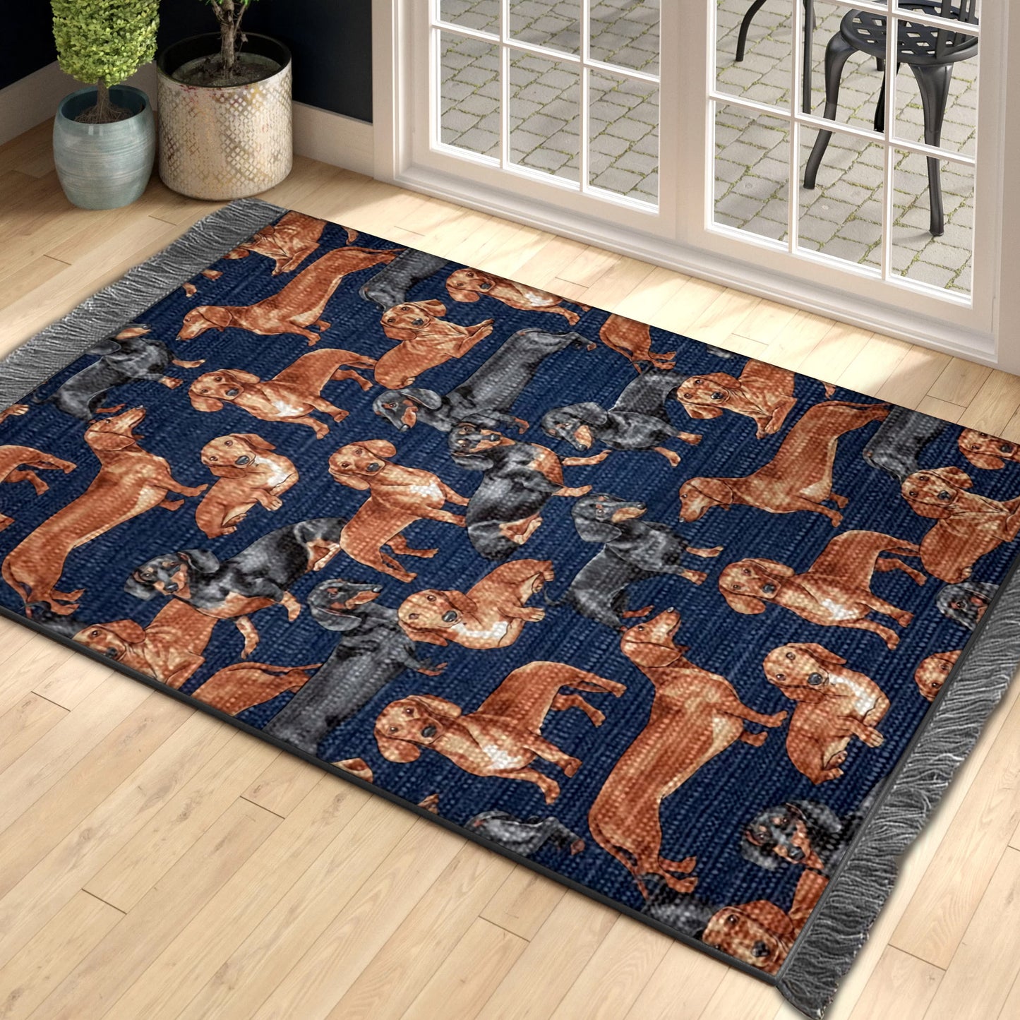 Dachshund CL260818MDO Decorative Floor-cloth