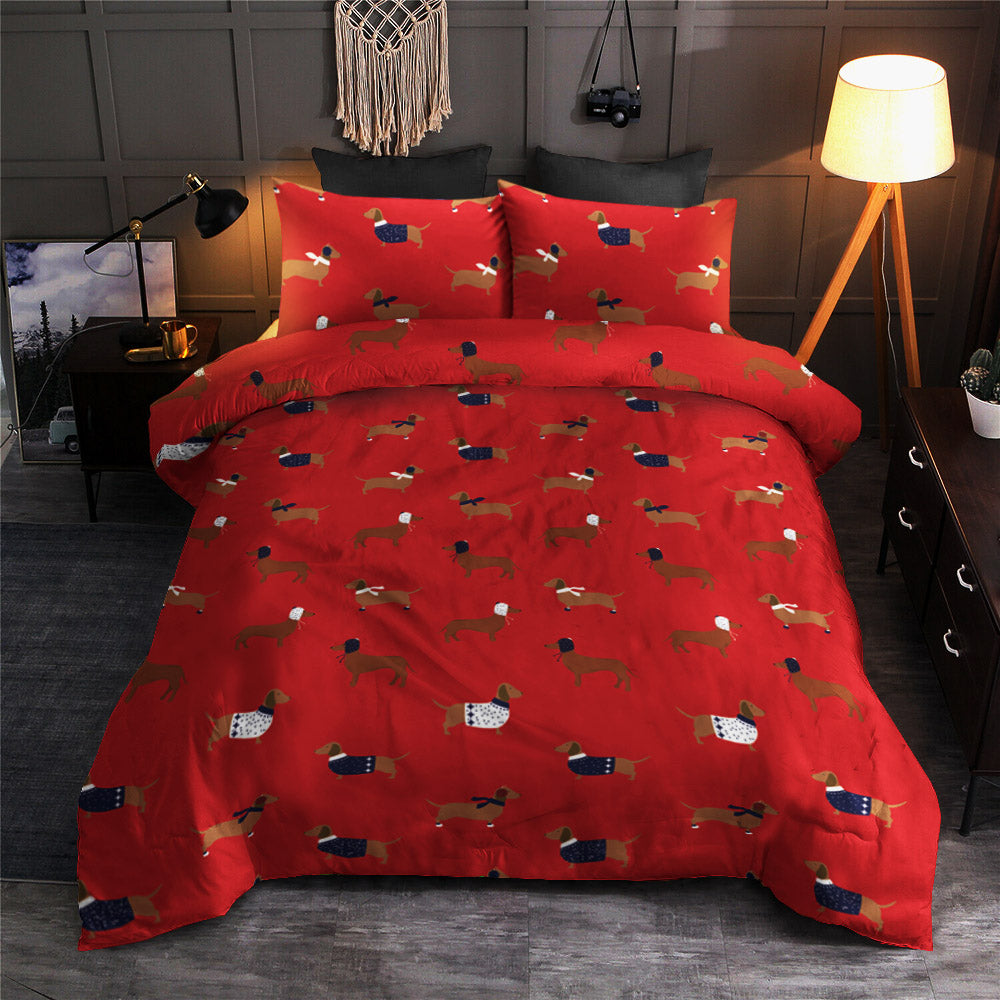 Dachshund Christmas CLA1410026B Bedding Sets