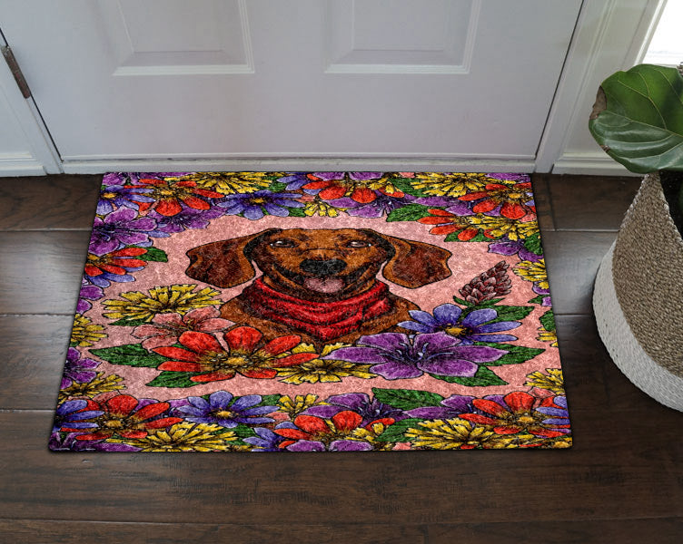Dachshund HN190922D Non-slip Door mats