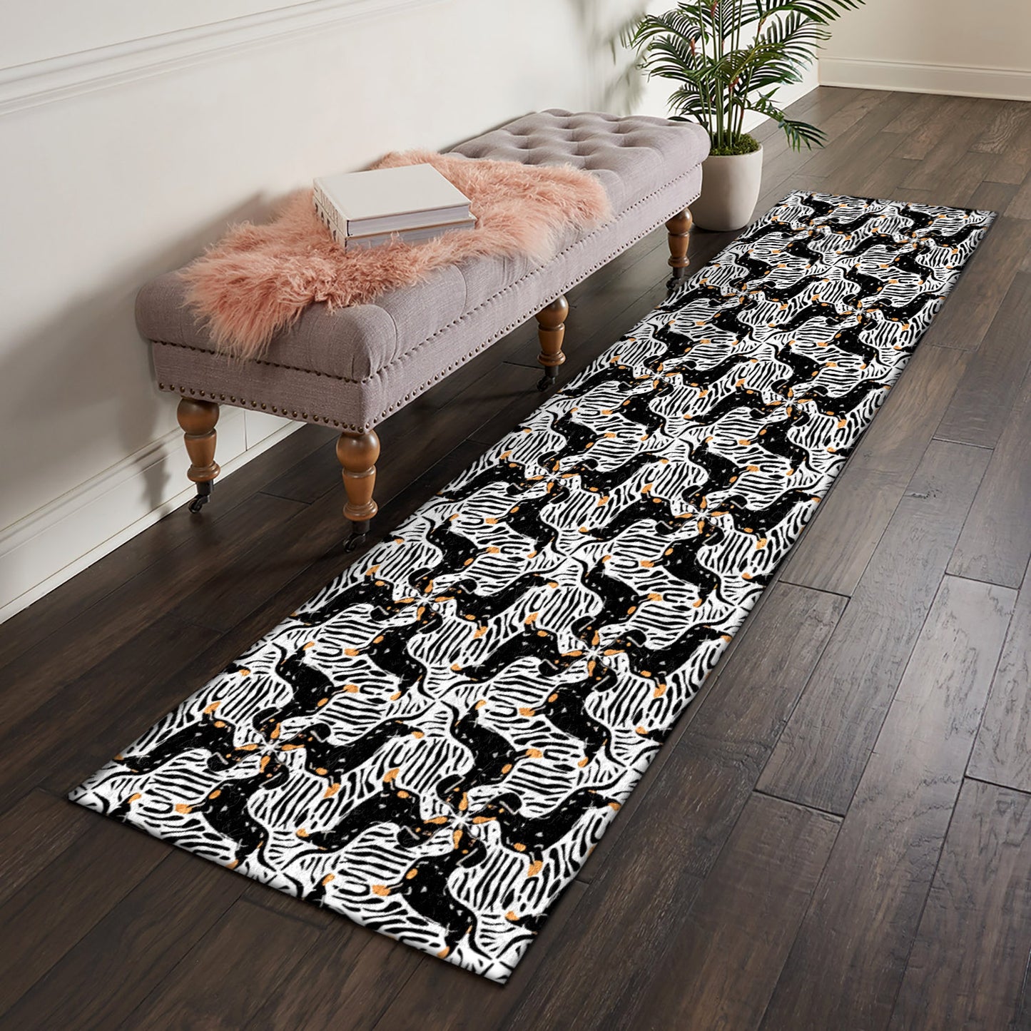 Dachshund HT1510012N Runner Rug
