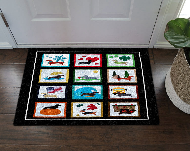 Dachsund CL31100428MDD Non-slip Door mats