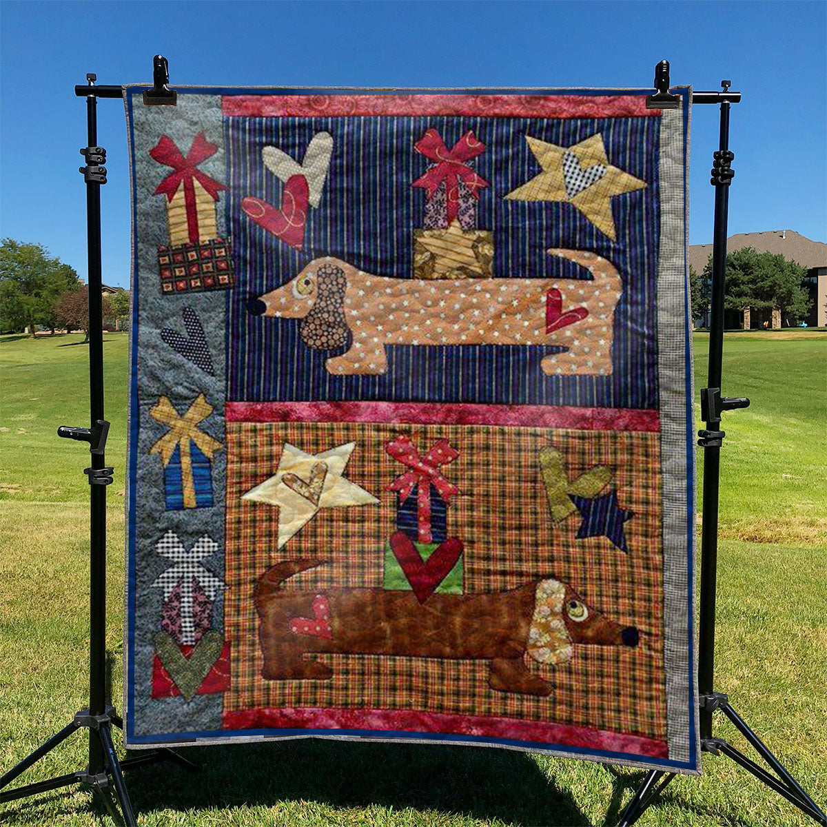 Dachshund TD2709288 Quilt Blanket