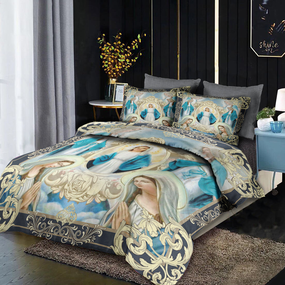 Dear Maria, Gold Mirror, Infinite Halo, Pray For Healing Bedding Sets HN010603MB