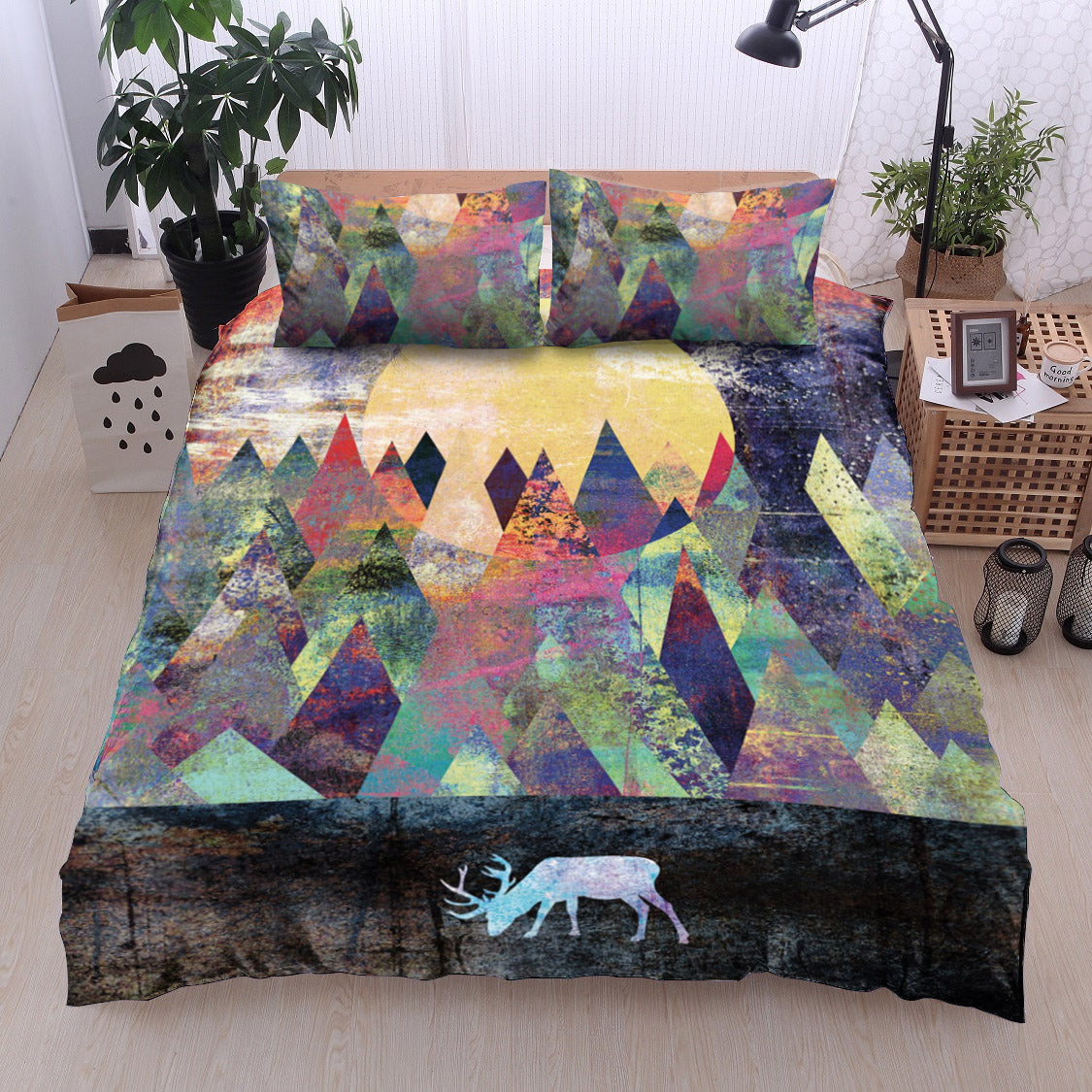 Deer And Sunset Forest DD23100082B Bedding Sets