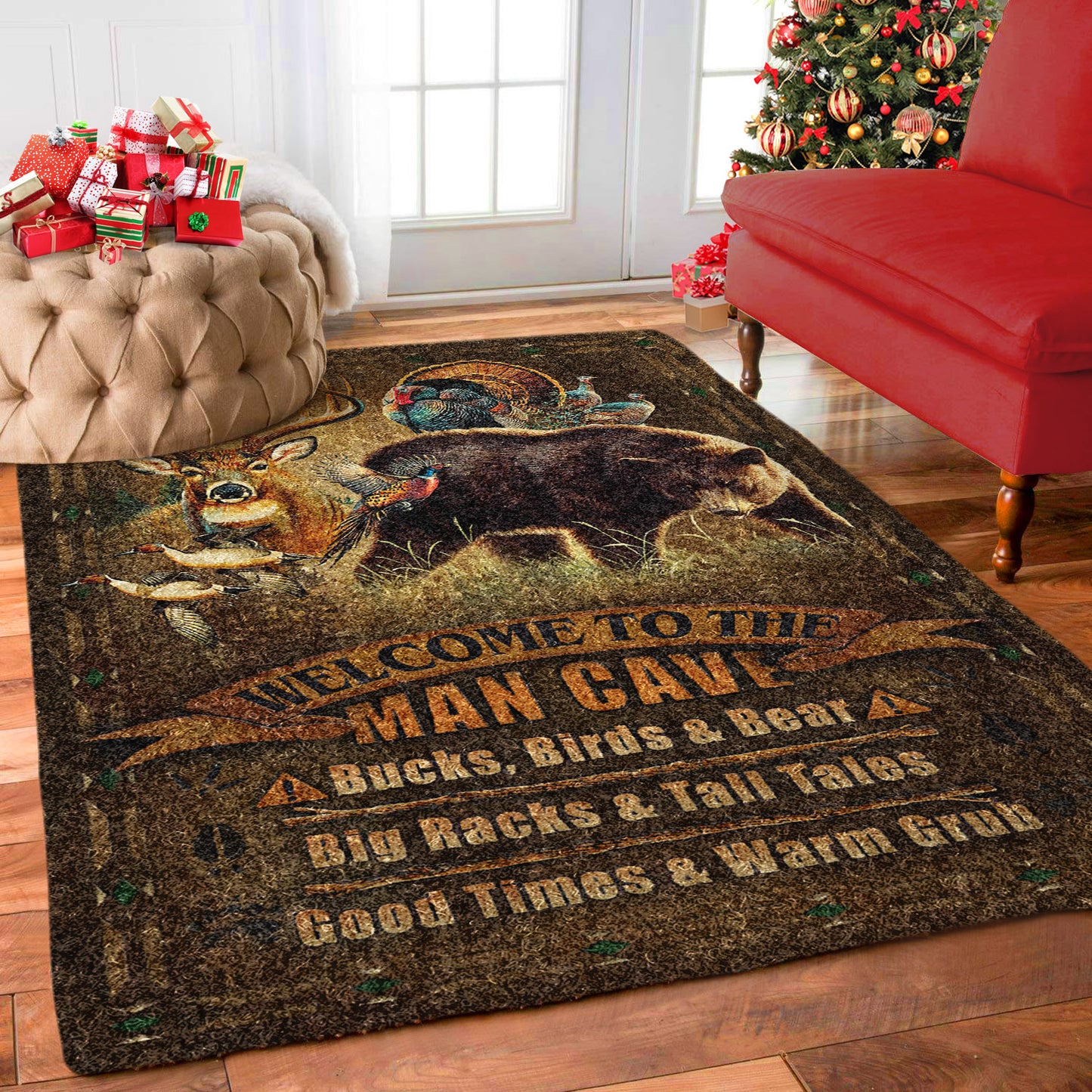 Deer Bird And Bear NN0111074M Rug