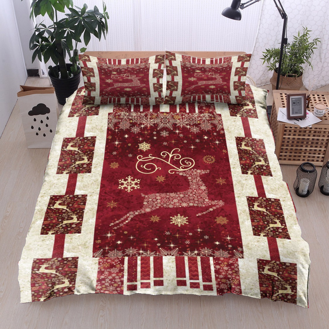 Deer Christmas HN21100113B Bedding Sets