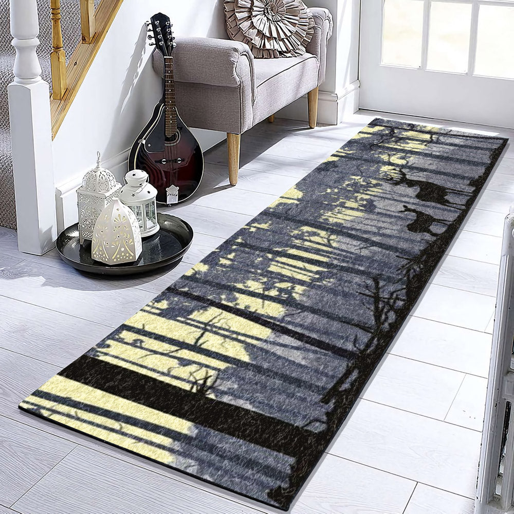 Deer In The Forest HN051013RU Runner Rug