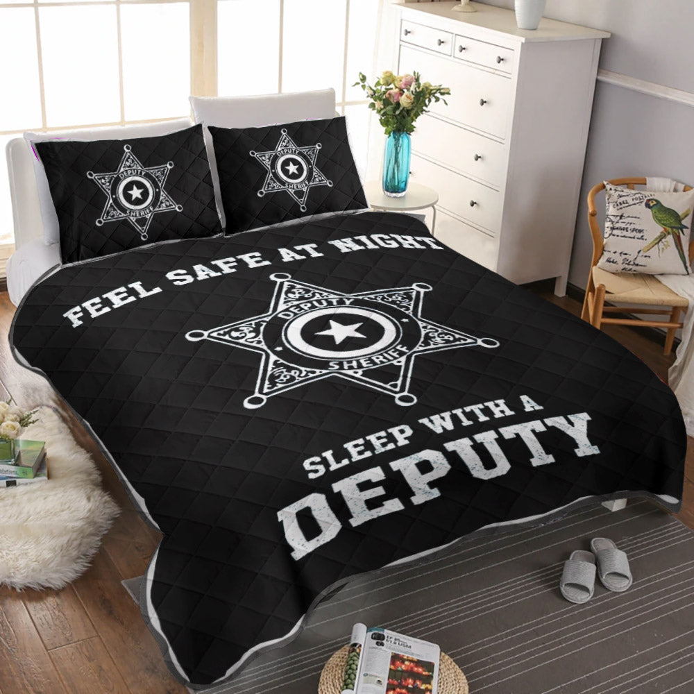 Deputy Sheriff CLM3010183B Quilt Bedding Set