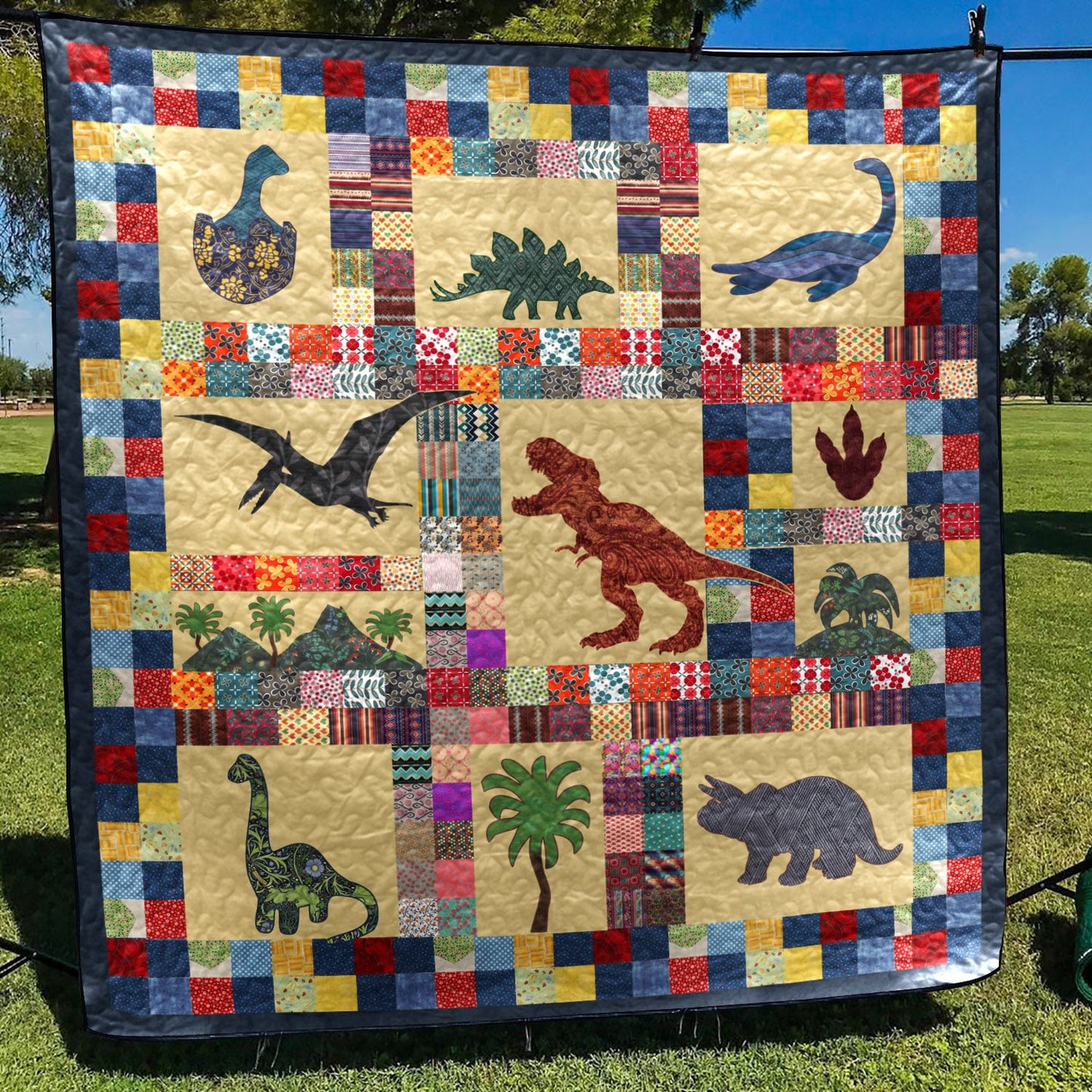 Dinosaur TD1511070 Quilt Blanket