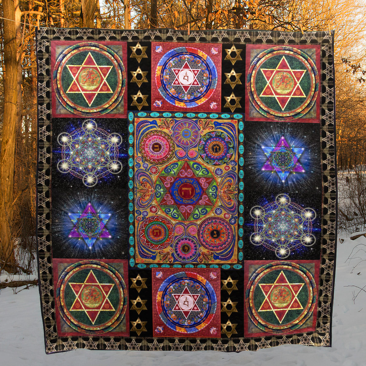 Diverse Star Of David CLH2111192Q Quilt Blanket