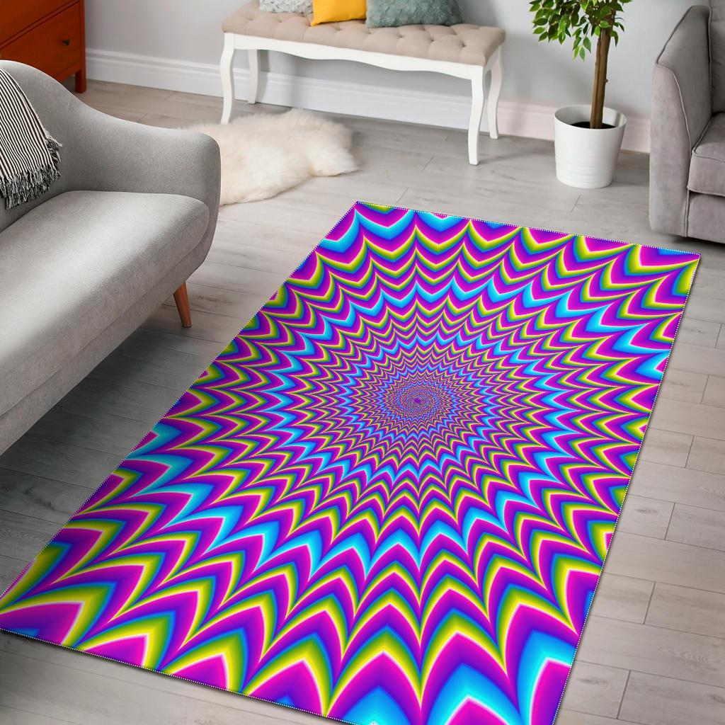 Dizzy Spiral Moving Optical Illusion CL17100272MDR Rug