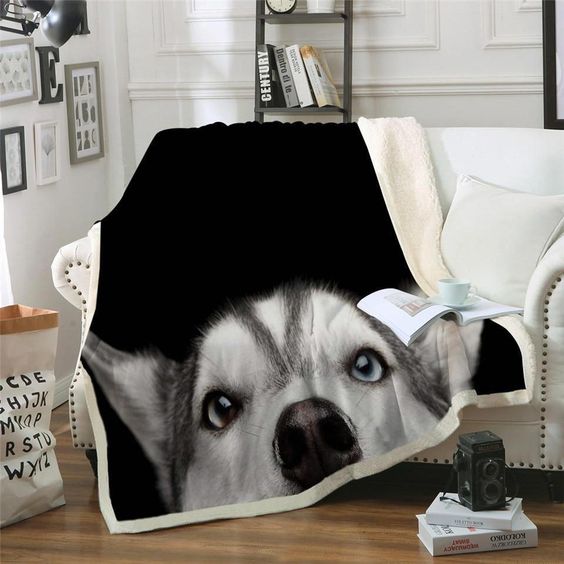 Dog CLA0910261F Sherpa Fleece Blanket