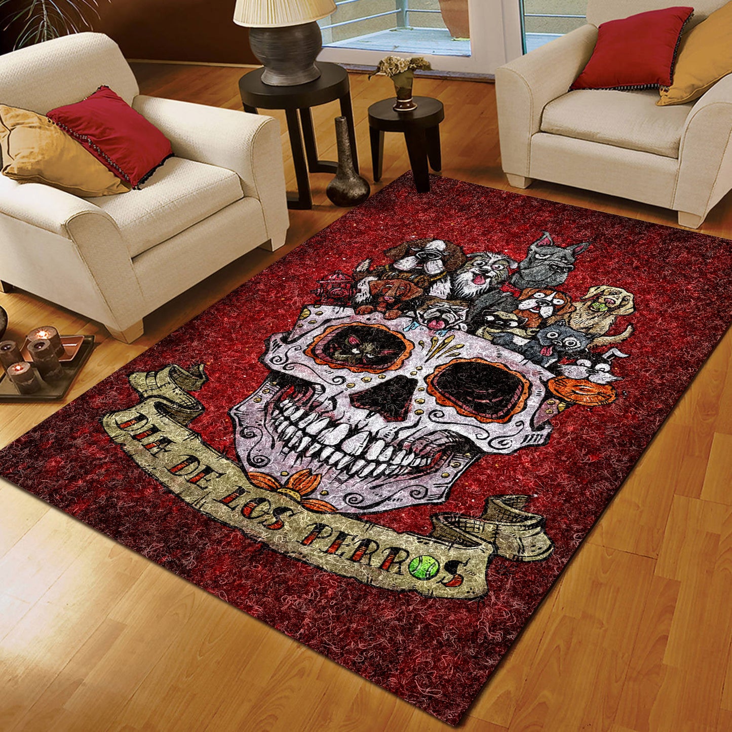 Dog Skull BL2908048R Rug