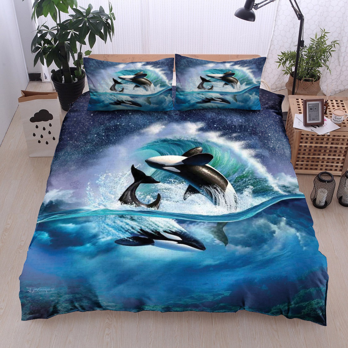 Dolphins HN07100069B Bedding Sets