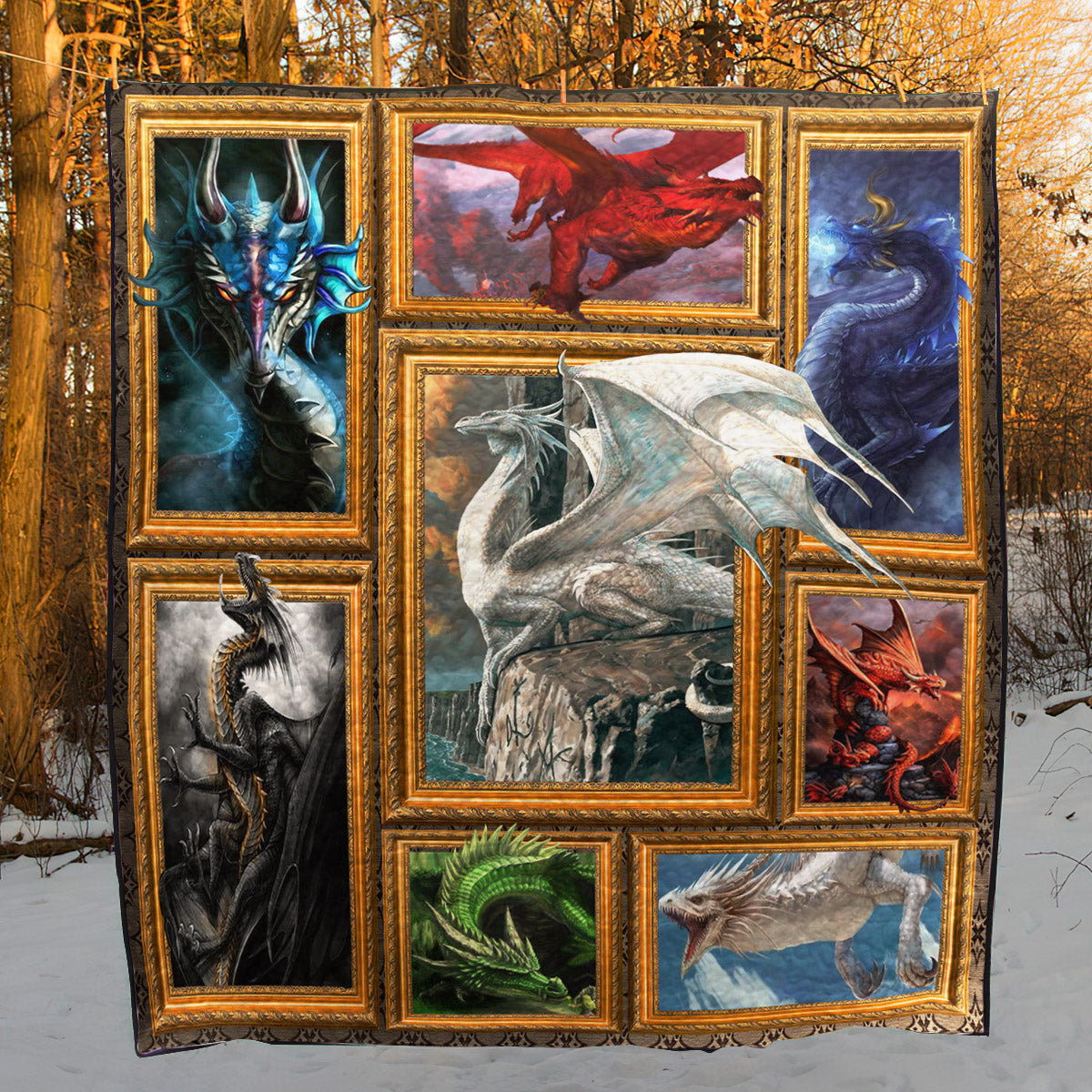 Dragon Quilt CLP2012360Q Quilt Blanket