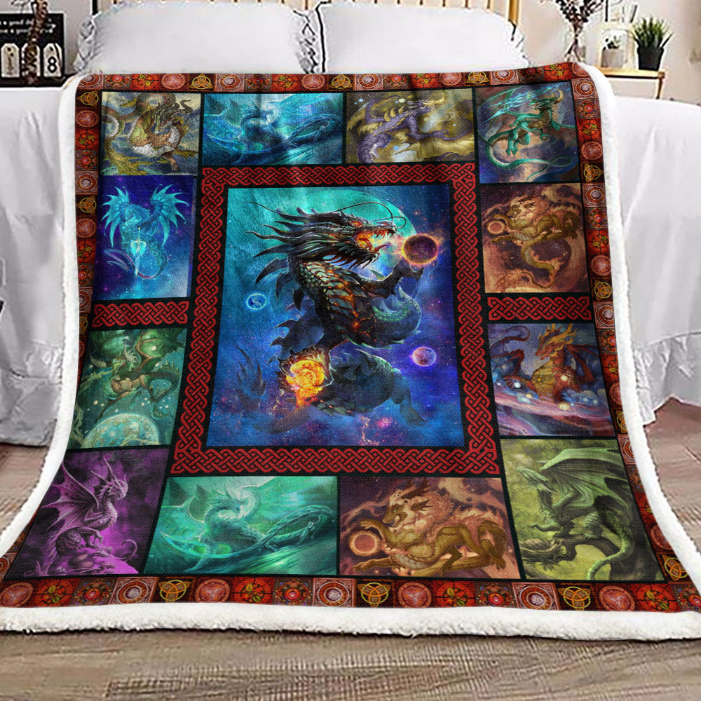 Dragon BT011079F Sherpa Fleece Blanket