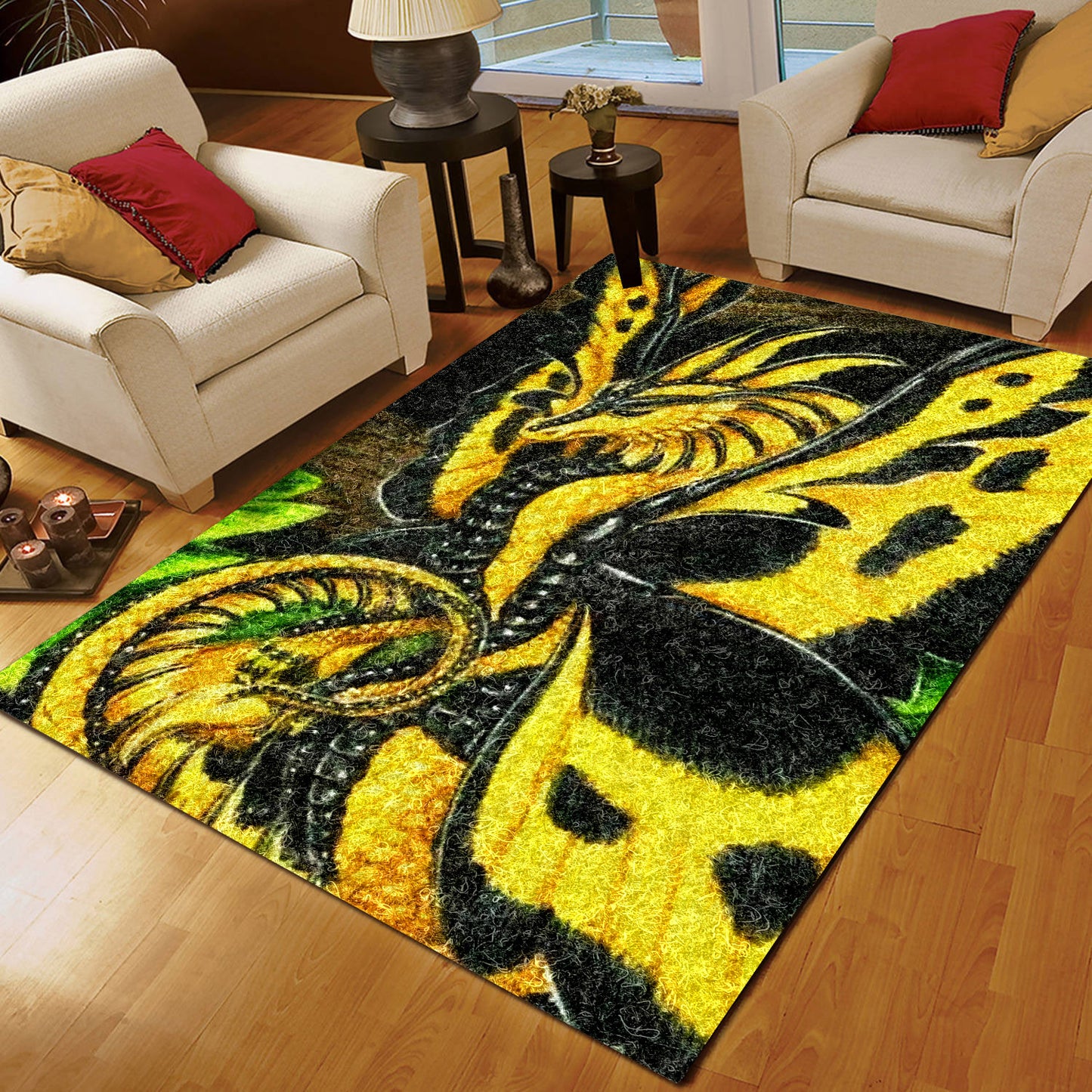 Dragon Butterfly DD220816R Rug