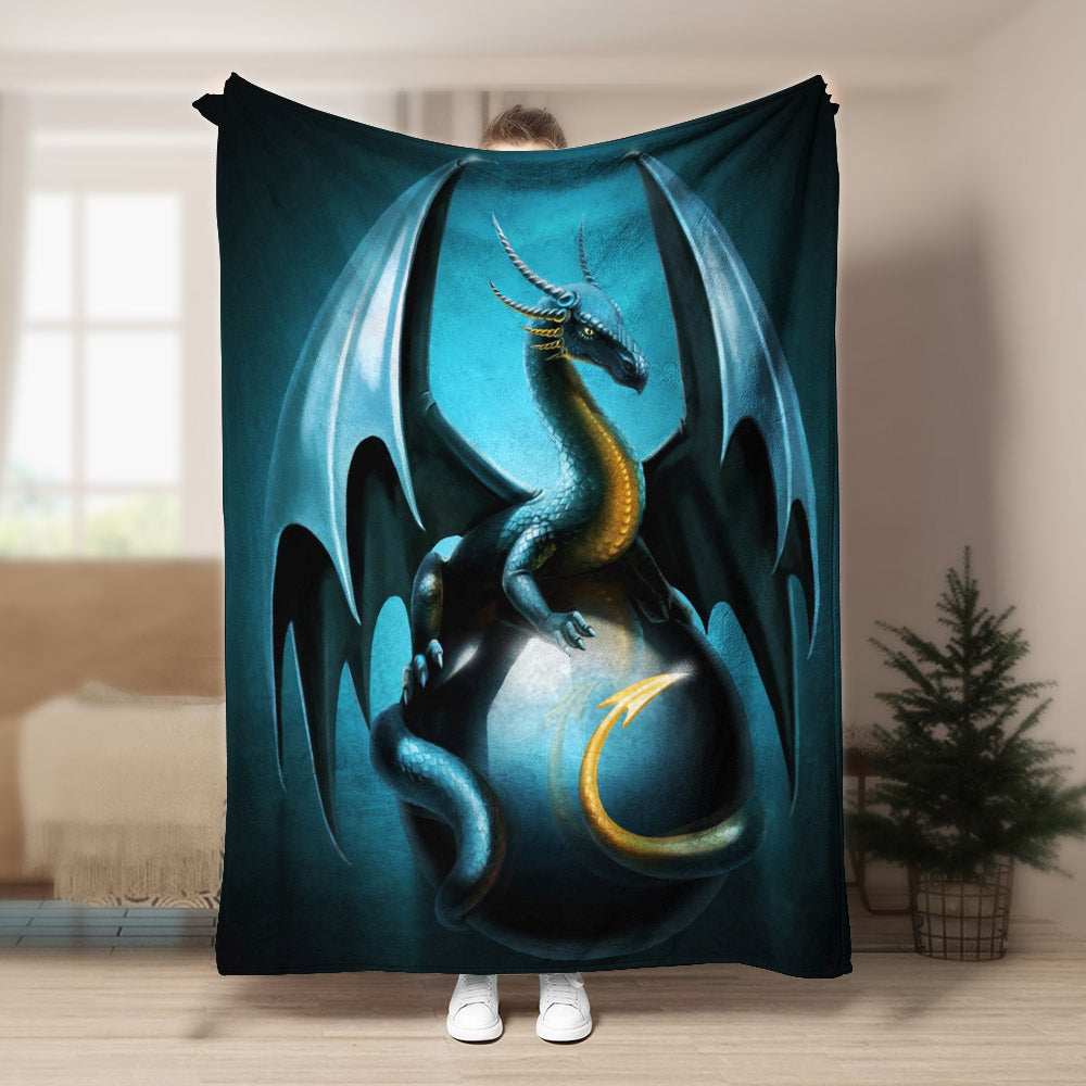 Dragon NT190825F Sherpa Fleece Blanket