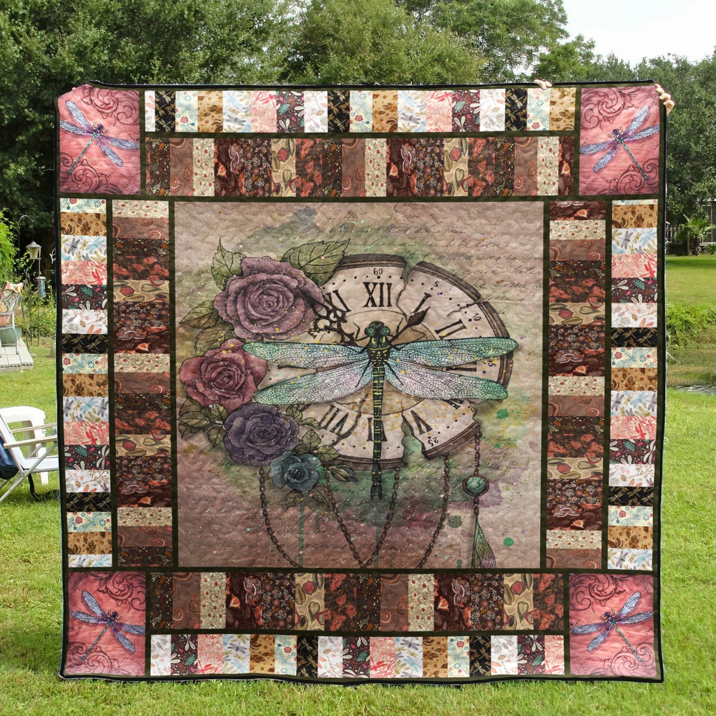 Dragonfly BI070806C TBG Quilt Blanket