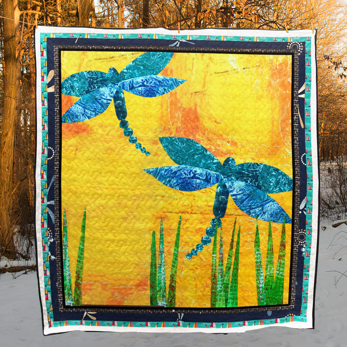 Dragonfly TD2809429 Quilt Blanket