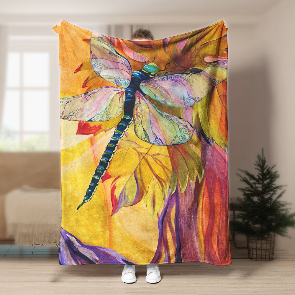 Dragonfly BT260851F Sherpa Fleece Blanket