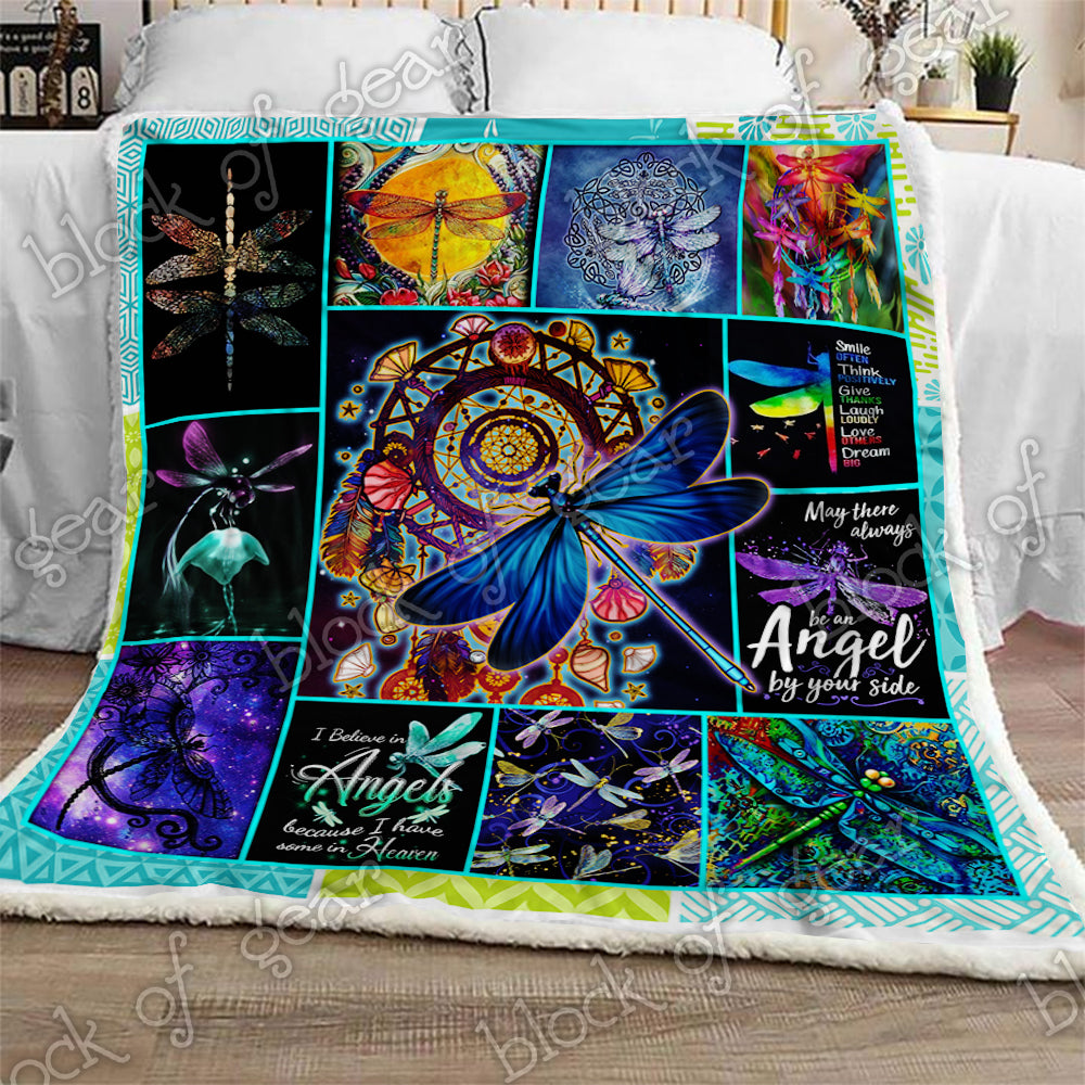 Dragonfly CL280953MDF Sherpa Fleece Blanket